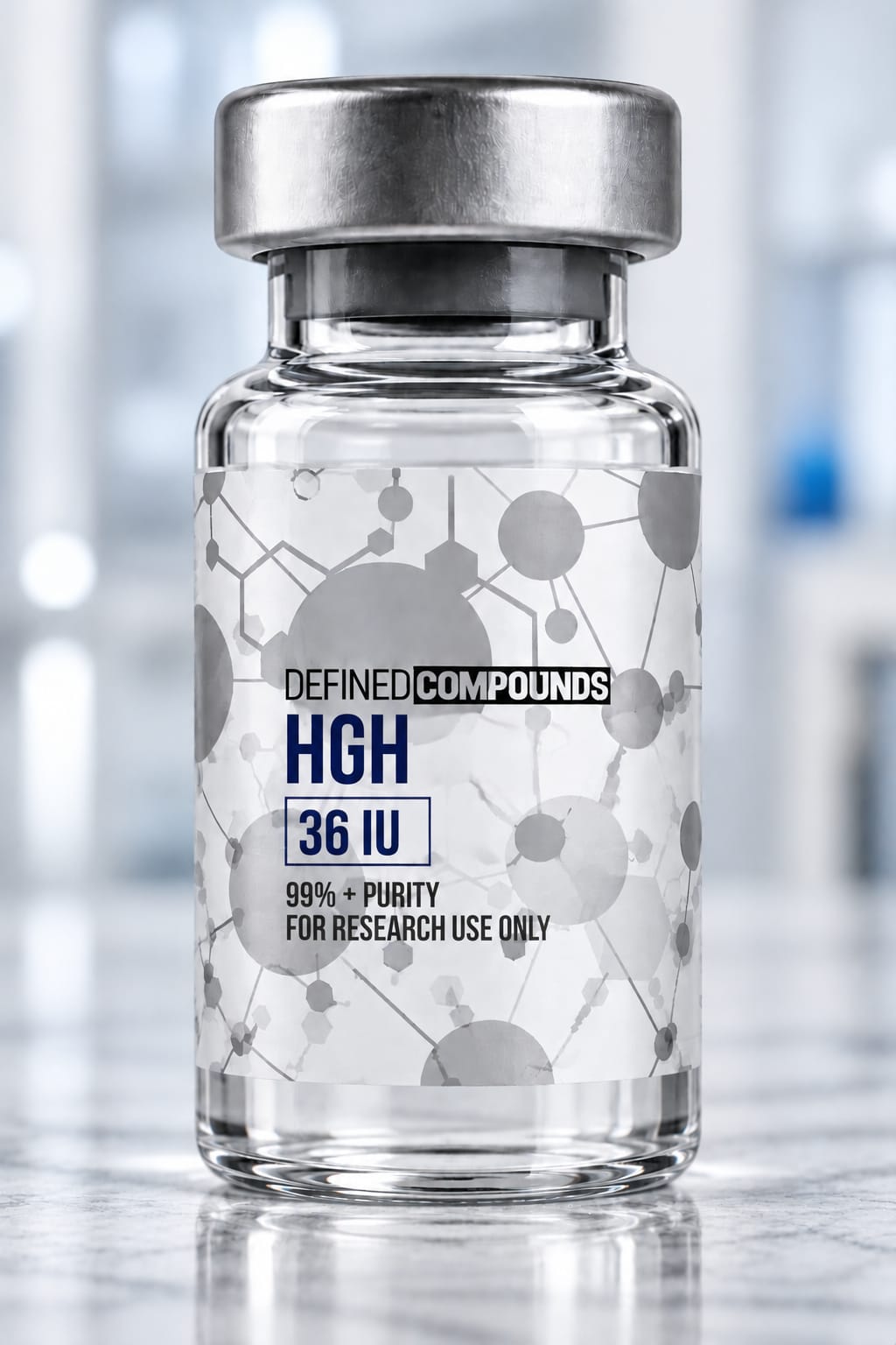 Defined Compounds HGH research vial